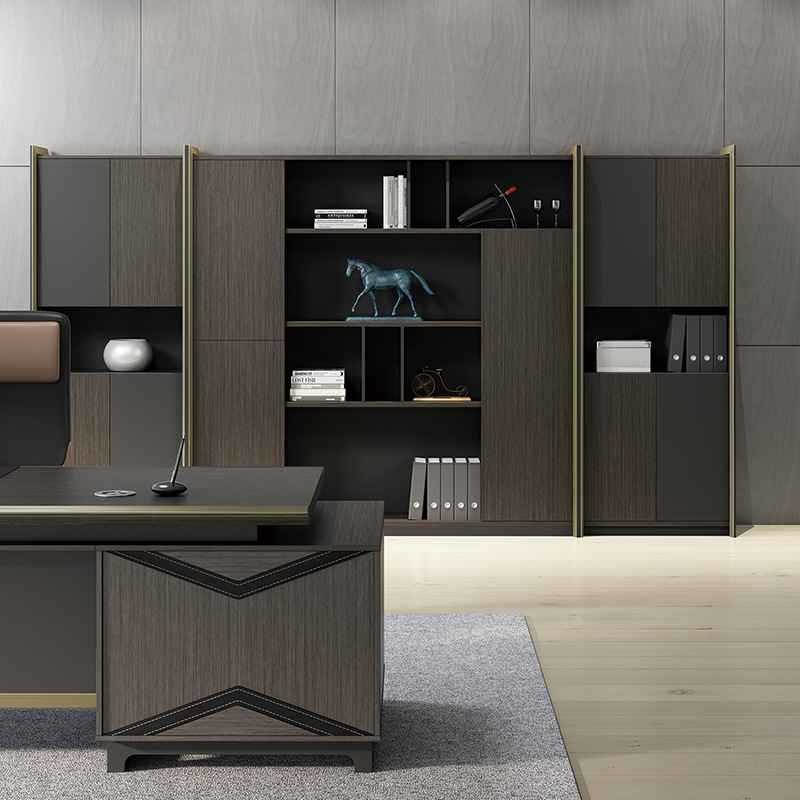 Malli DBT002 Modern Executive Desk Toimistokalusteet Managerin Supervisor Desk, Uusi kiinalainen Light Luxury Toimistohuonekalut Boss Desk