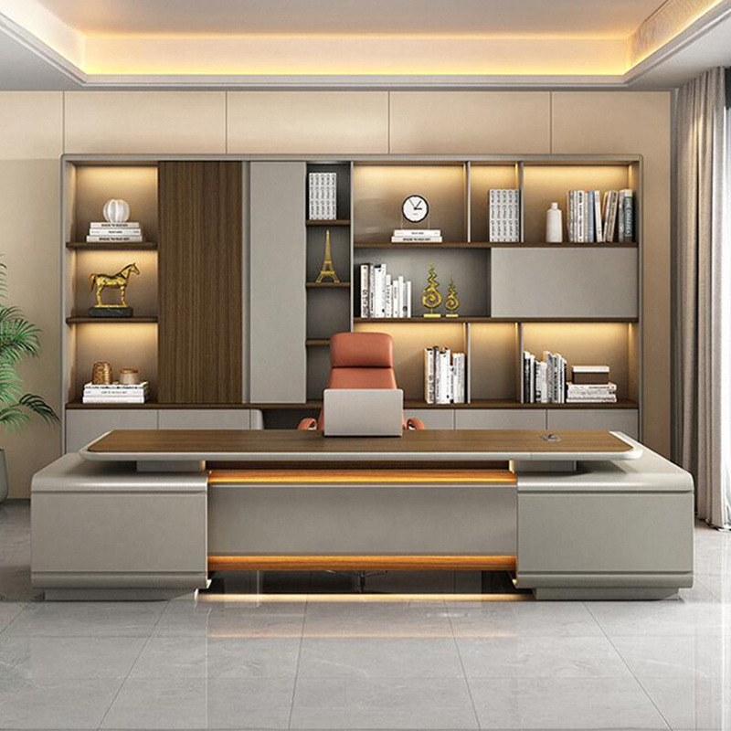 Malli DBT008 Executive Desk, puheenjohtaja/Puheenjohtajan toimistopöytä, Premium Large Manager -pöytä ja toimistotuolisarja johtajalle\\n toimisto